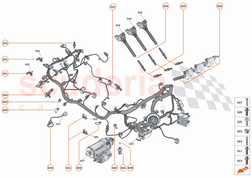 Part Diagram for McLaren 16MB495CP