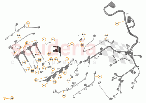 Part Diagram for McLaren 11F0809CP