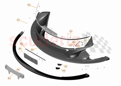 Part Diagram for McLaren 11A7565CP
