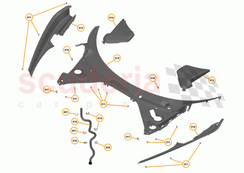 Part Diagram for McLaren 14A0166CP