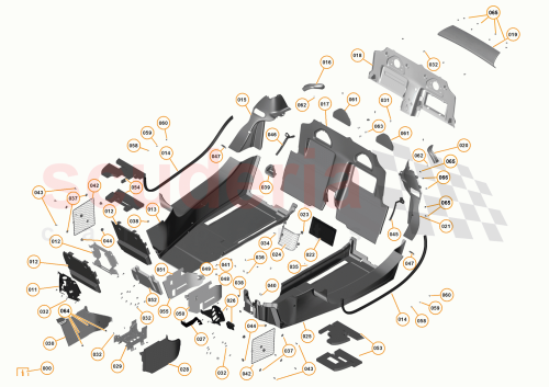 Part Diagram for McLaren 11N2891SP