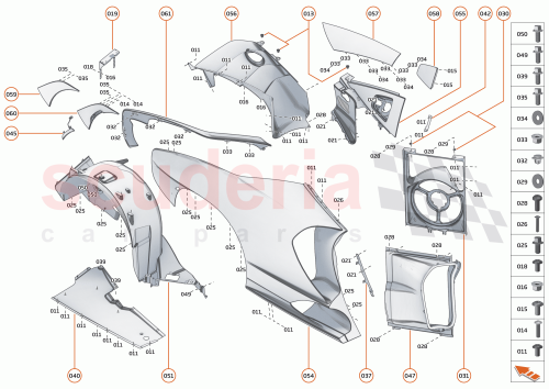 Part Diagram for McLaren 15AC969CP