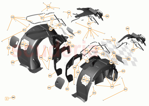 Part Diagram for McLaren 00RA288