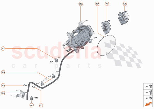 Part Diagram for McLaren 00RB018