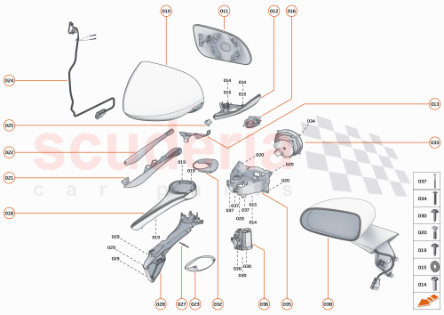 Part Diagram for McLaren 00RL031