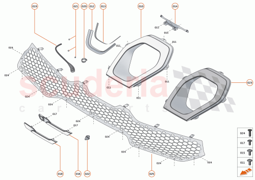 Part Diagram for McLaren 15AA921CP