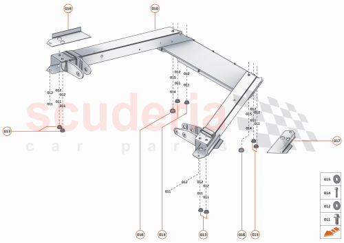 Part Diagram for McLaren 00RA457