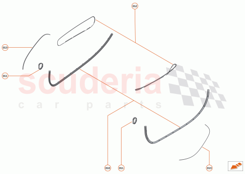 Part Diagram for McLaren 23AA307CP