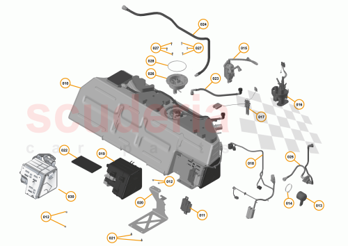 Part Diagram for McLaren 14KA113CP