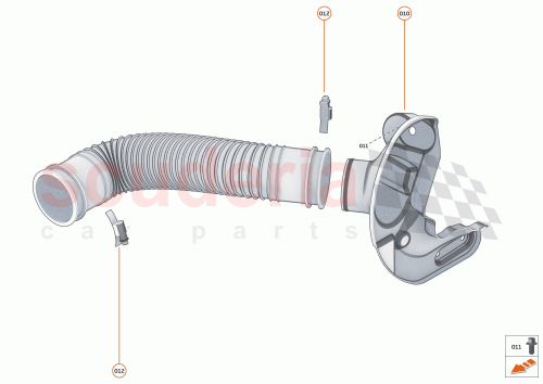 Part Diagram for McLaren 23CA005CP