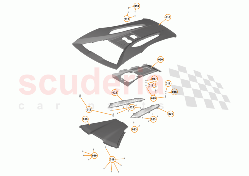 Part Diagram for McLaren 13A6162CP