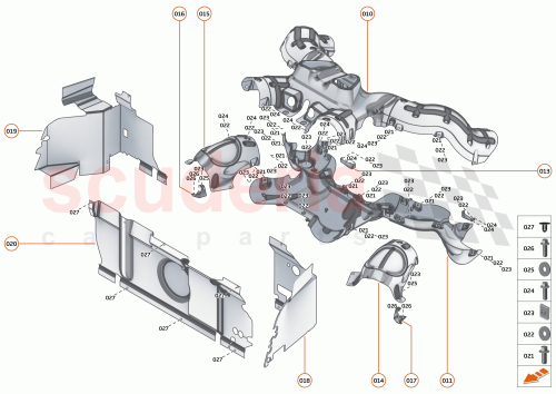 Part Diagram for McLaren 23EA022CP