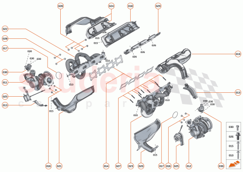 Part Diagram for McLaren 11F2585RP