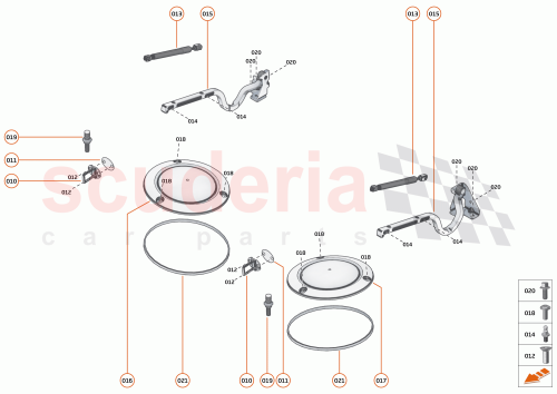 Part Diagram for McLaren 26AA856SP