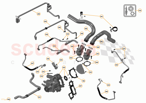 Part Diagram for McLaren 11F0702CP