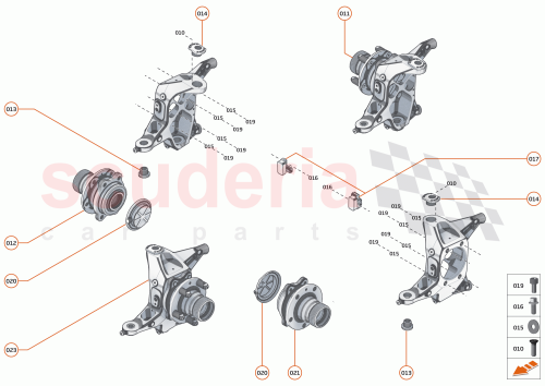Part Diagram for McLaren 15BA316CP