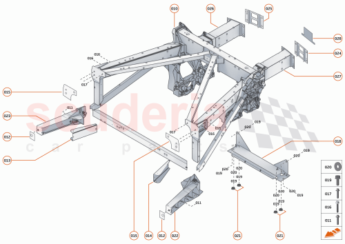 Part Diagram for McLaren 11A4416CP