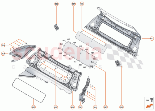 Part Diagram for McLaren 13A0588CP