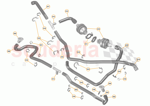 Part Diagram for McLaren 11F2649LP