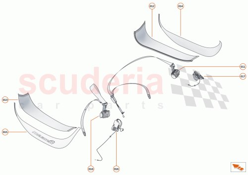 Part Diagram for McLaren 11A6911CP