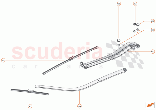 Part Diagram for McLaren 15AD010CP