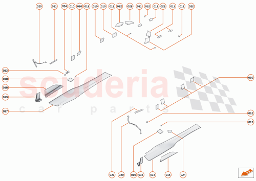 Part Diagram for McLaren 14AC506CP