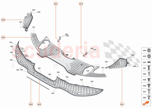 Part Diagram for McLaren 14AB406RP