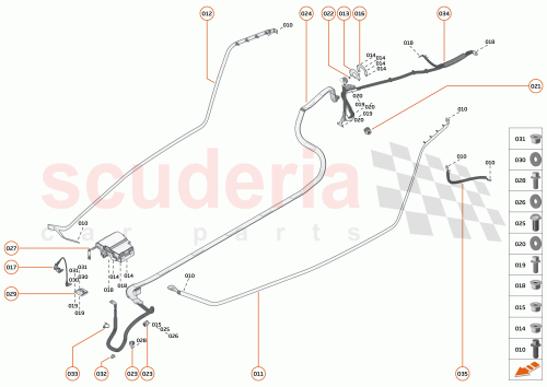 Part Diagram for McLaren 15MA035RP