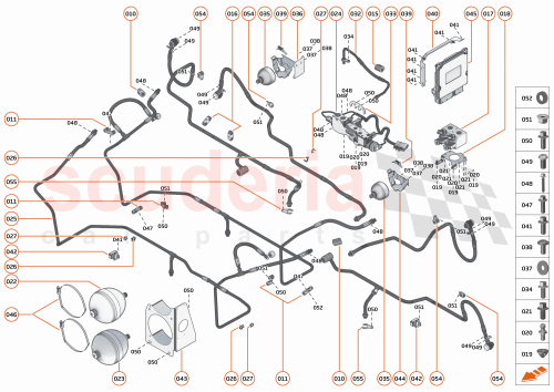 Part Diagram for McLaren 23BA278CP