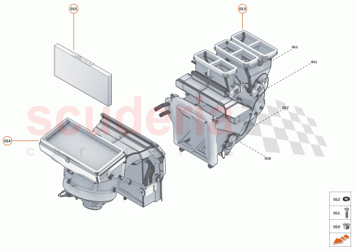 Part Diagram for McLaren 22LA031CP