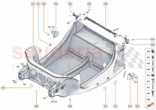 Part Diagram for McLaren 00RA485