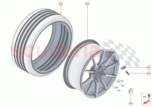 Part Diagram for McLaren 11B1511RP
