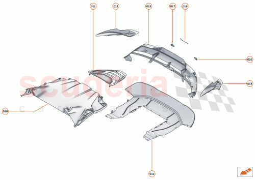 Part Diagram for McLaren 14A3752CP