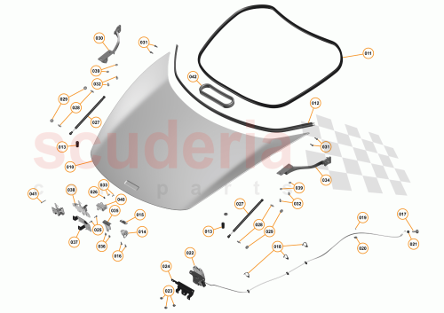 Part Diagram for McLaren 11A3841CP