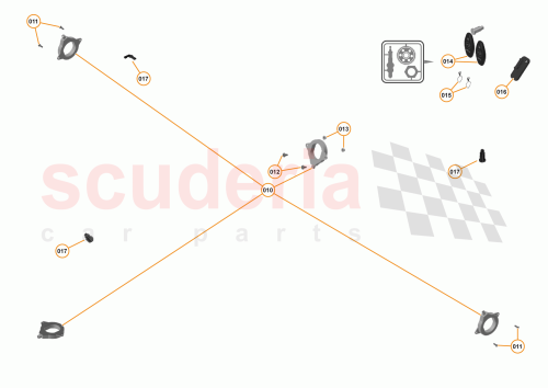 Part Diagram for McLaren 14MA837CP