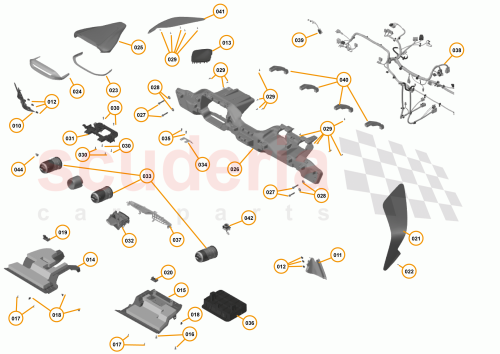 Part Diagram for McLaren 14M1009CP
