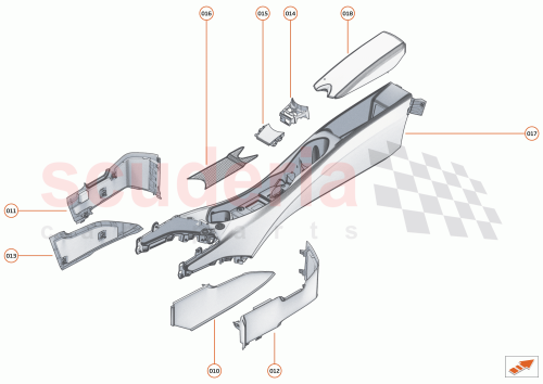 Part Diagram for McLaren 14NB335CP