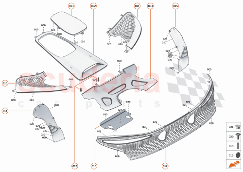 Part Diagram for McLaren 26AA289SP