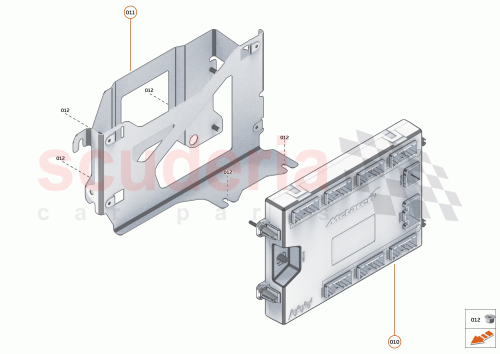 Part Diagram for McLaren 23MA308CP