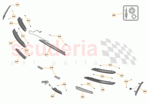 Part Diagram for McLaren 11A8827CP