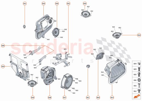 Part Diagram for McLaren 16MA124SP