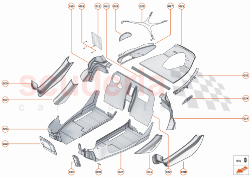 Part Diagram for McLaren 11N2648CP