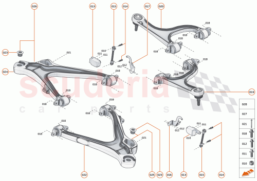 Part Diagram for McLaren 14BA078RP
