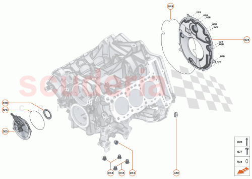 Part Diagram for McLaren 16FA750CP