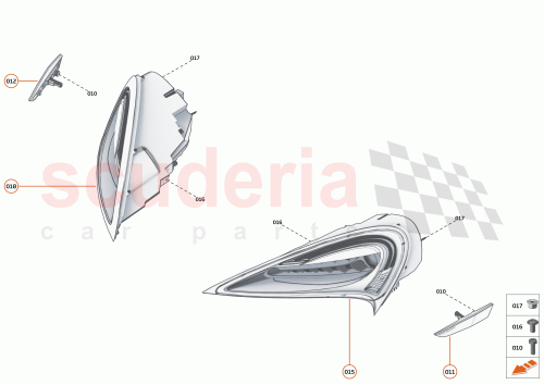 Part Diagram for McLaren 31AA012CP