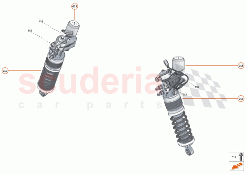 Part Diagram for McLaren 14BA254RP