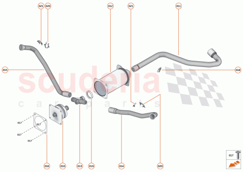 Part Diagram for McLaren 28FA006SP