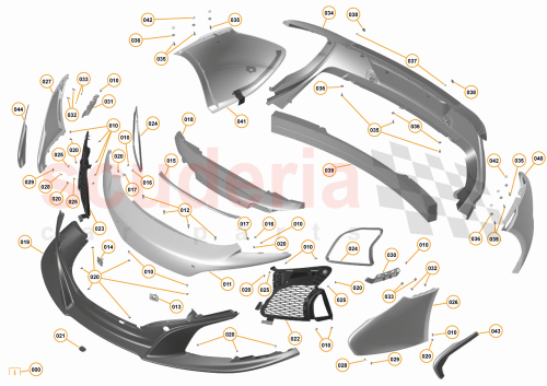 Part Diagram for McLaren 11A2172CP