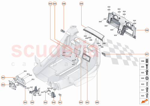 Part Diagram for McLaren 13NA297CP
