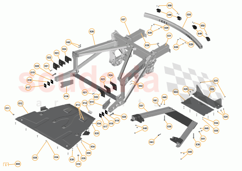 Part Diagram for McLaren 11AA006RP